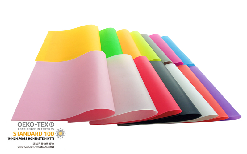 透明色硅胶刻字膜 服装彩色色刻字膜 服饰辅料烫标刻字膜 高弹性硅胶刻字膜