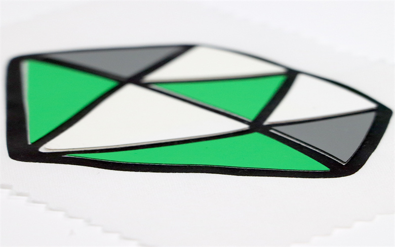 厚板反光服装logo胸标定制 多工艺结合商标3D转烫商标